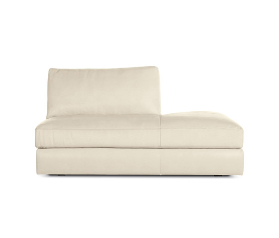 Reid Side Chaise in Right in Leather | Sofas | Design Within Reach