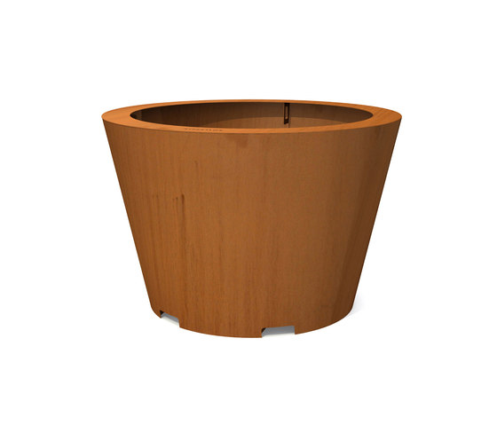 CorTen Conical Tree Tubs | Plant pots | Streetlife