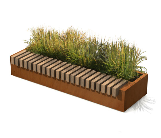 Rough & Ready Big Green Benches | Bancs | Streetlife