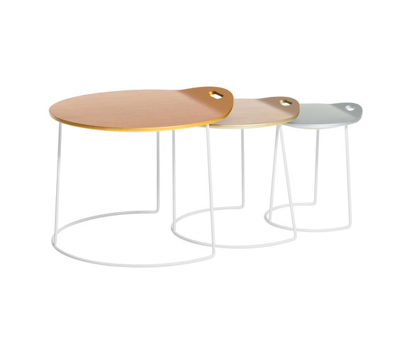 Pompaples 3 nesting tables | Side tables | Atelier Pfister
