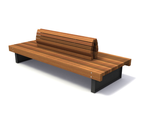 Solid Serif Benches | Panche | Streetlife