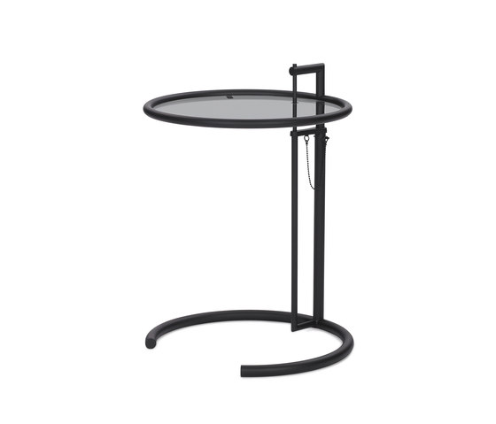 Adjustable Table E1027 Black | Mesas auxiliares | ClassiCon