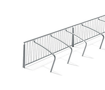 Standard Streetlife Bicycle Fence System | Railings / Barriers | Streetlife