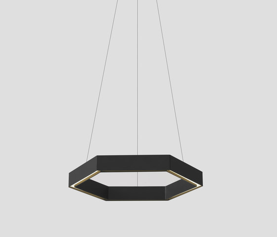 Hex 500 Pendant - Black | Suspended lights | Resident