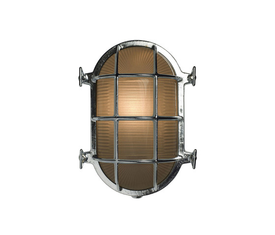 7035 Oval Brass Bulkhead with Internal Fixing, Chrome Plated | Wall lights | Original BTC