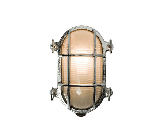 7036 Oval Brass Bulkhead with Internal Fixing, Chrome Plated | Wall lights | Original BTC