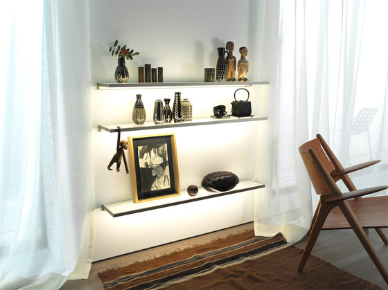 Glass shelf | GERA light system 4 | Scaffali | GERA