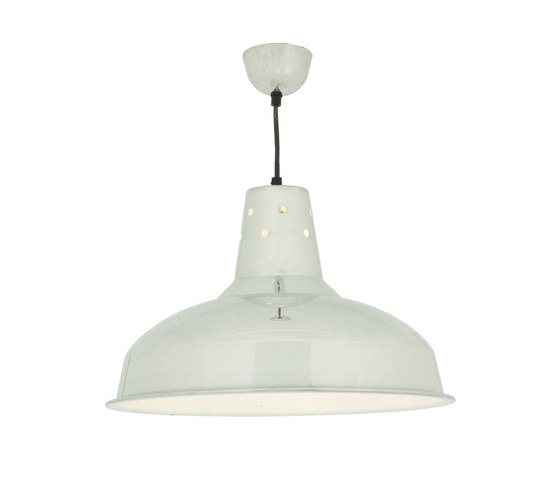 7201 Factory Light, Polished Aluminium, White Interior | Lámparas de suspensión | Original BTC