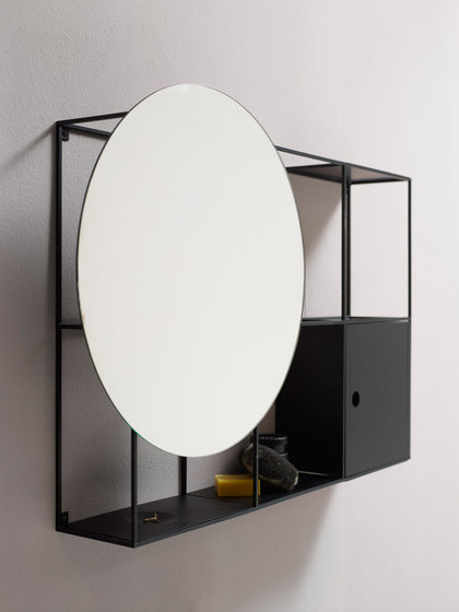 Felt wall-mounted cabinet | Bath shelving | EX.T