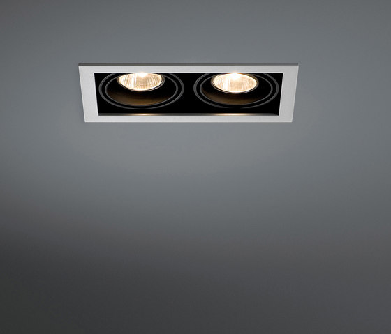 Mini multiple 2x MR16 GE | Lampade soffitto incasso | Modular Lighting Instruments