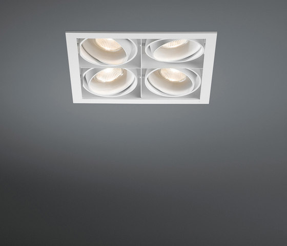 Mini multiple 4x GU10 | Lampade soffitto incasso | Modular Lighting Instruments
