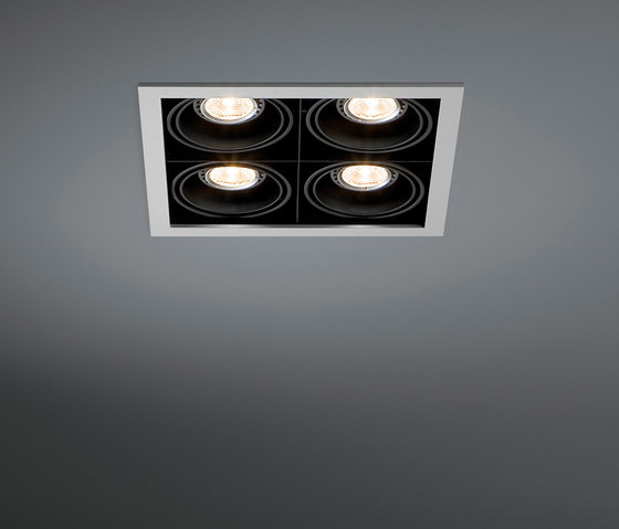 Mini multiple 4x LED retrofit | Lampade soffitto incasso | Modular Lighting Instruments
