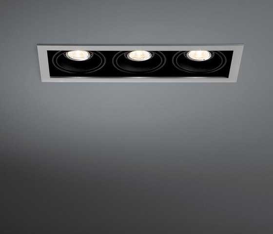 Mini multiple 3x LED retrofit | Recessed ceiling lights | Modular Lighting Instruments