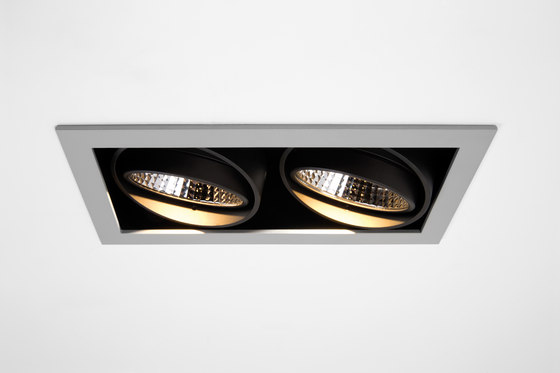 Mini multiple 2x LED retrofit | Lampade soffitto incasso | Modular Lighting Instruments