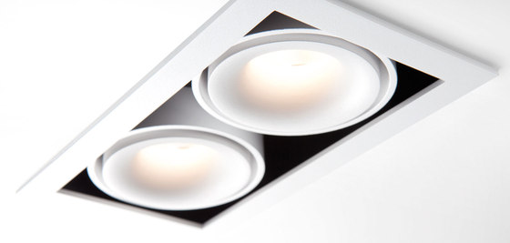 Mini multiple for Smart rings 2x LED GE | Recessed ceiling lights | Modular Lighting Instruments