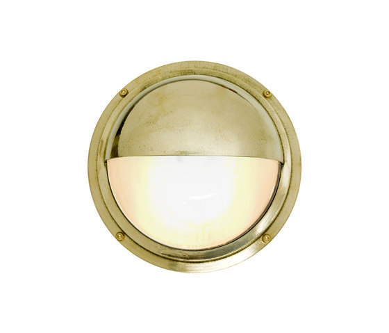7225 Brass Bulkhead With Eyelid Shield, G24, Polished Brass | Lampade parete | Original BTC