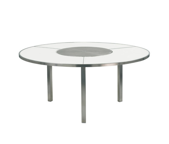 O-Zon OZN 160 table with S/S center | Dining tables | Royal Botania