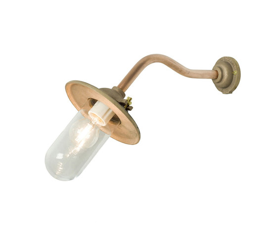 7685 Exterior Bracket Light, Ref, Canted, Round, Gunmetal, Clear Glass | Lámparas de pared | Original BTC