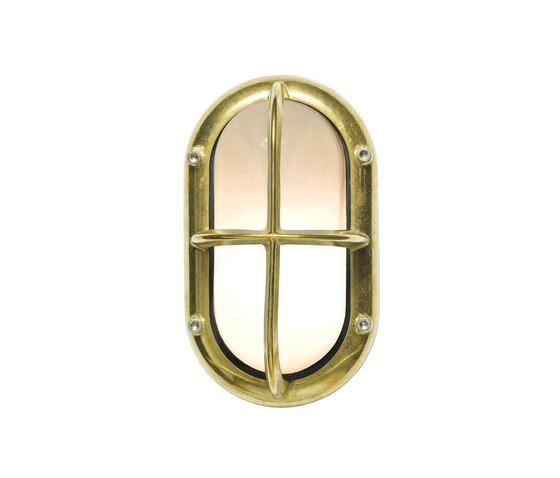 8123 Small Exterior Bulkhead Fitting, Brass | Wall lights | Original BTC