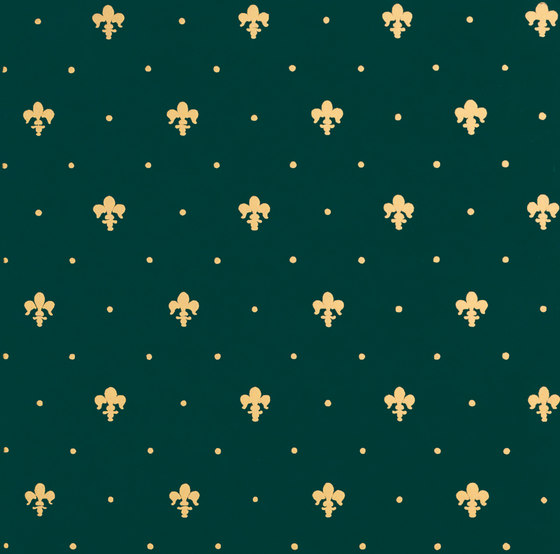 Grand Elegance Gold giglio oro su verde | Ceramic tiles | Petracer's Ceramics