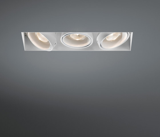 Mini multiple trimless 3x GU10 | Lampade soffitto incasso | Modular Lighting Instruments