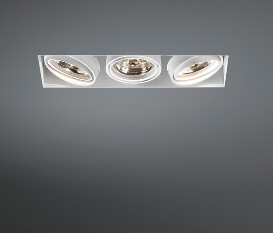 Mini multiple trimless 3x AR70 GE | Lampade soffitto incasso | Modular Lighting Instruments