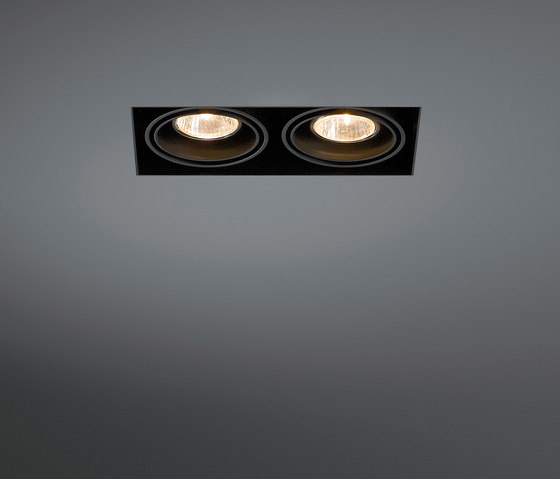 Mini multiple trimless 2x MR16 GE | Recessed ceiling lights | Modular Lighting Instruments