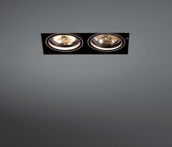 Mini multiple trimless 2x AR70 GE | Lampade soffitto incasso | Modular Lighting Instruments