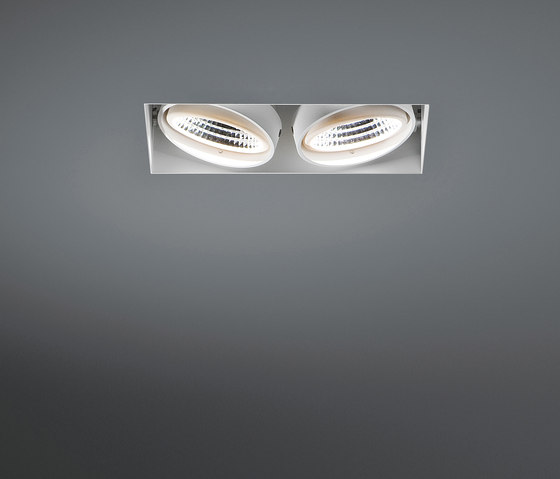 Mini multiple trimless 2x LED 1-10V/Pushdim RG | Plafonniers encastrés | Modular Lighting Instruments
