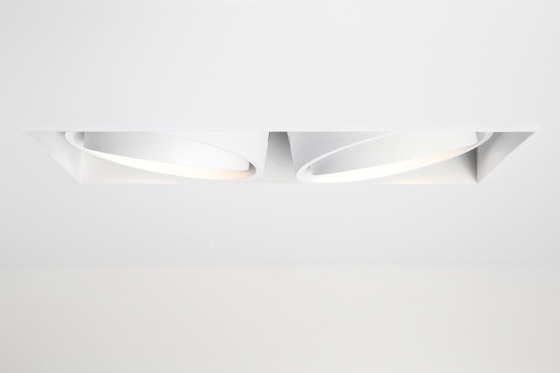 Mini multiple trimless for Smart rings 2x LED GE | Recessed ceiling lights | Modular Lighting Instruments