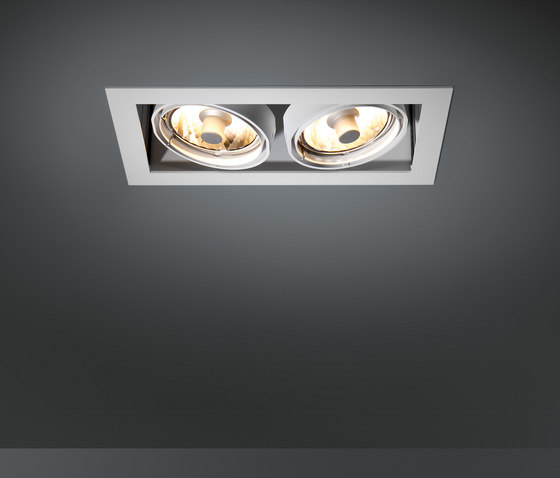 Multiple 2x CDM-R111 GE | Lampade soffitto incasso | Modular Lighting Instruments