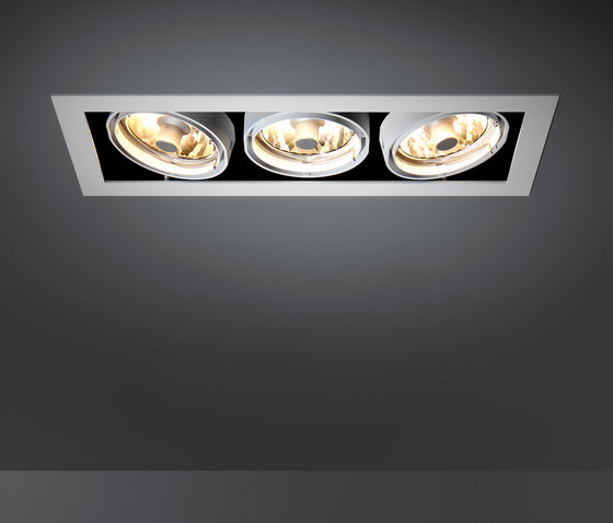 Multiple 3x CDM-R111 GE | Lámparas empotrables de techo | Modular Lighting Instruments