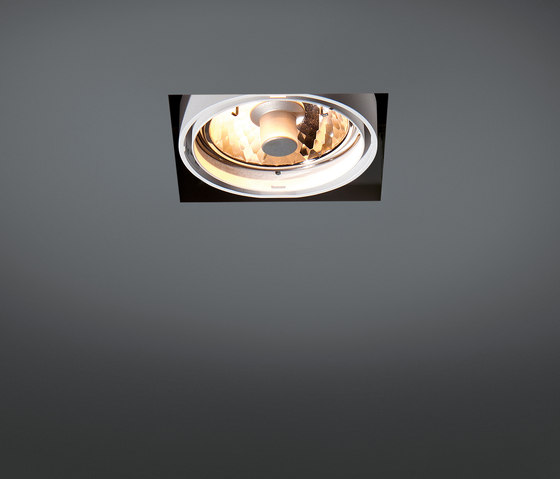 Multiple trimless 1x CDM-R111 GE | Recessed ceiling lights | Modular Lighting Instruments