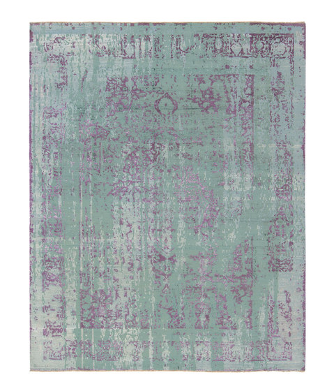 Immersive Vispan couture green purple | Tapis / Tapis de designers | THIBAULT VAN RENNE
