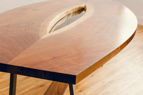 Inverted Live Edge Table | Esstische | David Gaynor Design