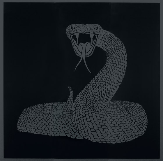 Gran Galà serpente nero | Baldosas de cerámica | Petracer's Ceramics