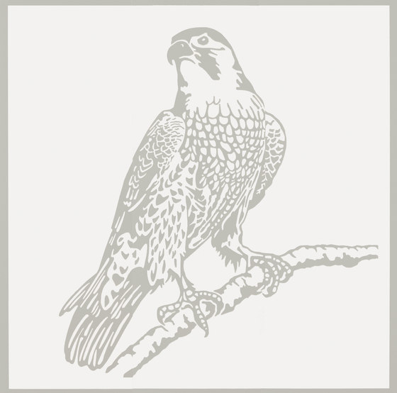 Gran Galà falcone in vedetta bianco | Keramik Fliesen | Petracer's Ceramics
