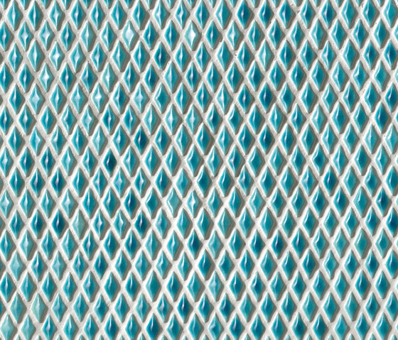 Rhumbus azzurro turchino | Ceramic mosaics | Petracer's Ceramics
