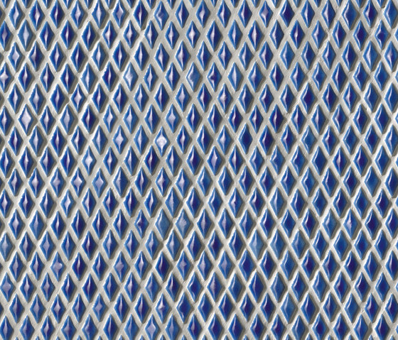 Rhumbus blu oltremare | Keramik Mosaike | Petracer's Ceramics