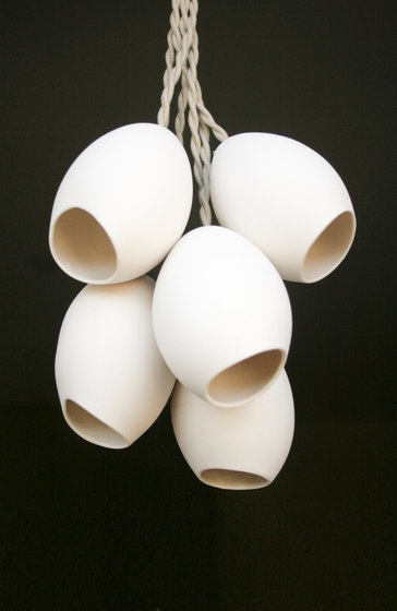 Porcelain Cluster | 6 Piece | Suspended lights | Farrah Sit