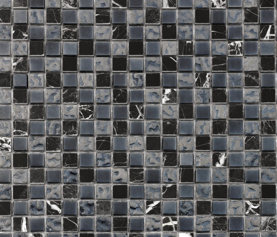 Sybaris malla negro | Mosaici ceramica | KERABEN