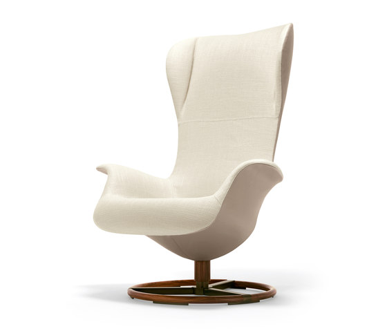 Tilt Swivel Wing Chair | Sillones | Giorgetti
