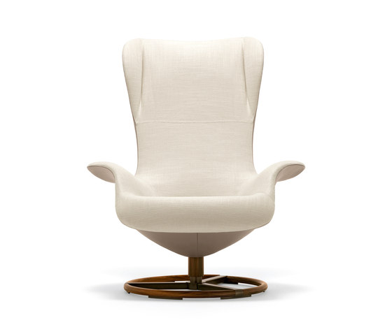 Tilt Swivel Wing Chair | Sillones | Giorgetti