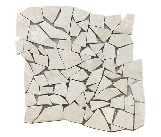 Monestir trencadis blanco | Ceramic mosaics | KERABEN