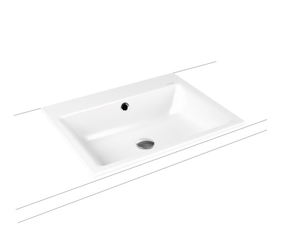 Puro built-in washbasin alpine white | Wash basins | Kaldewei