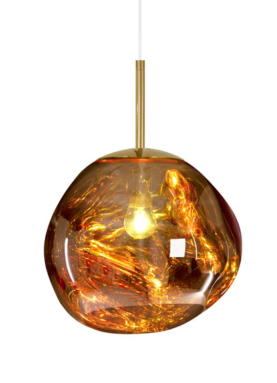 Melt Mini Pendant Gold | Lámparas de suspensión | Tom Dixon