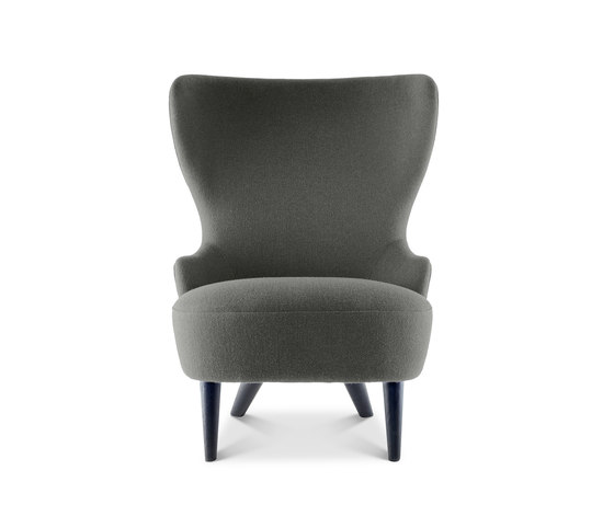 Micro Wingback Chair Black Leg Hallingdal 65 | Sessel | Tom Dixon