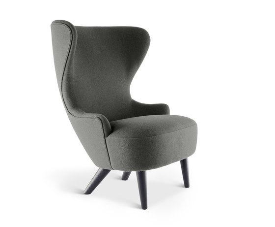 Micro Wingback Chair Black Leg Hallingdal 65 | Sessel | Tom Dixon