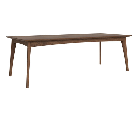 Walnut Osso rectangular dining table | Mesas comedor | Ethnicraft