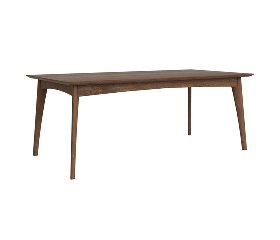 Walnut Osso rectangular dining table | Dining tables | Ethnicraft